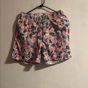Men’s swim Vintage Summer-print FlamingoShorts